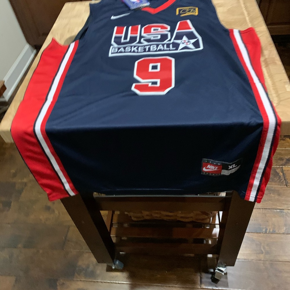 COPY - Michael Jordan Nike Olympic Jersey #9